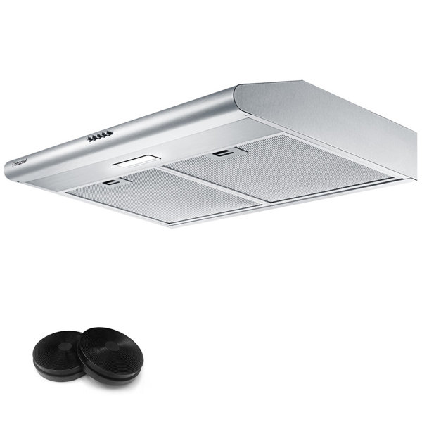 AMZCHEF Pro 250 Ducted (Vented) Under Range Hood Stainless